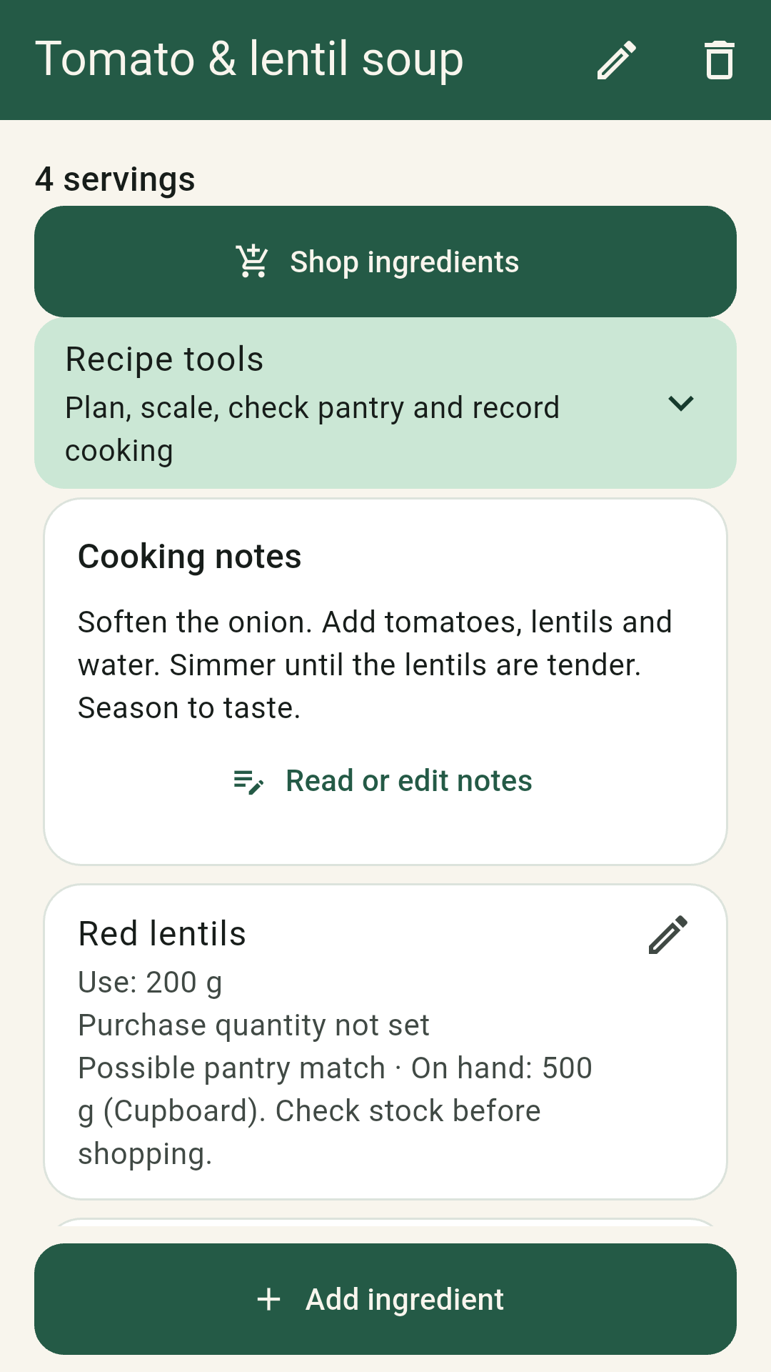 Cartwoven: Recipes worth keeping.